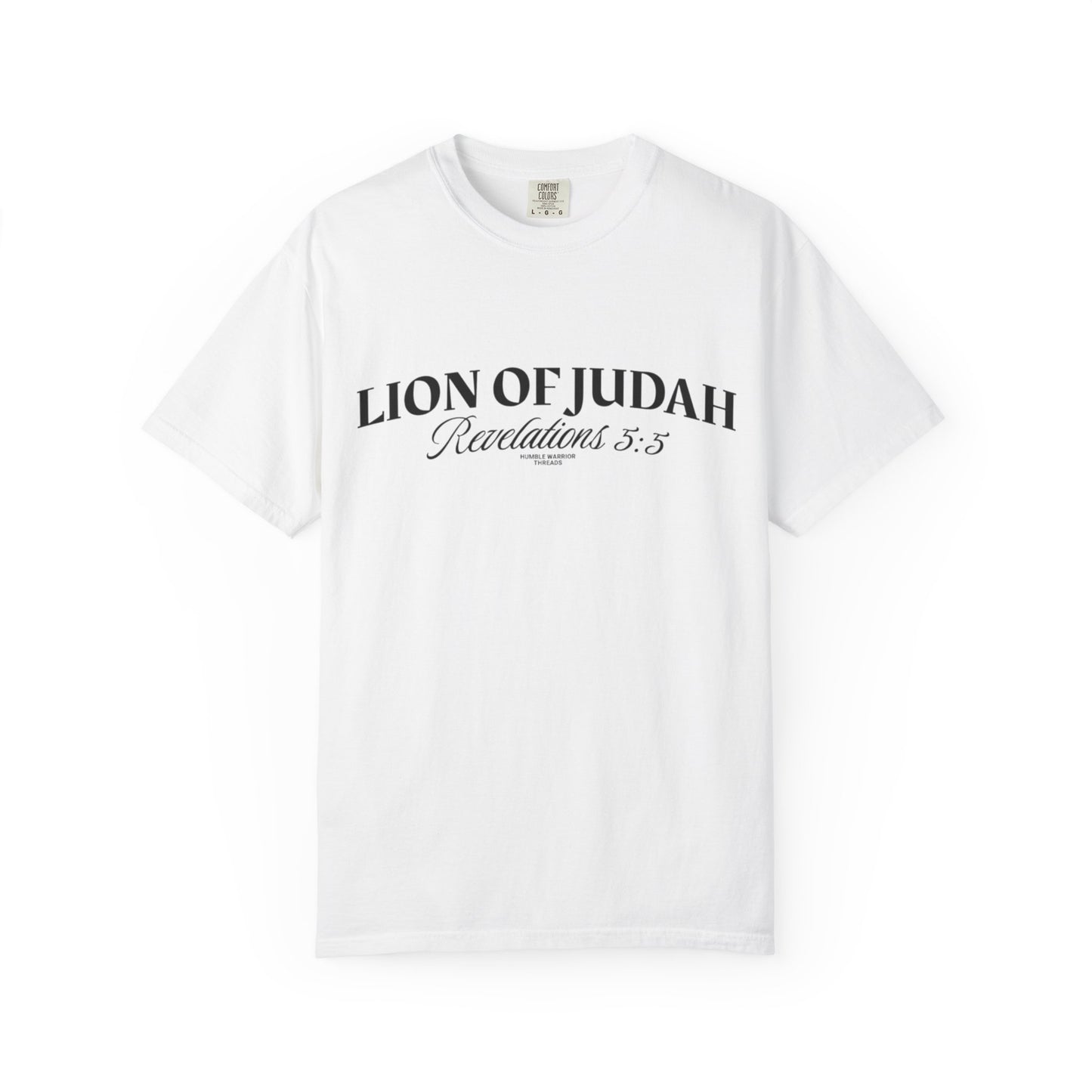 Lion of Judah | Revelation 5:5 Bible Verse T-shirt | Christian Faith Graphic T-shirt