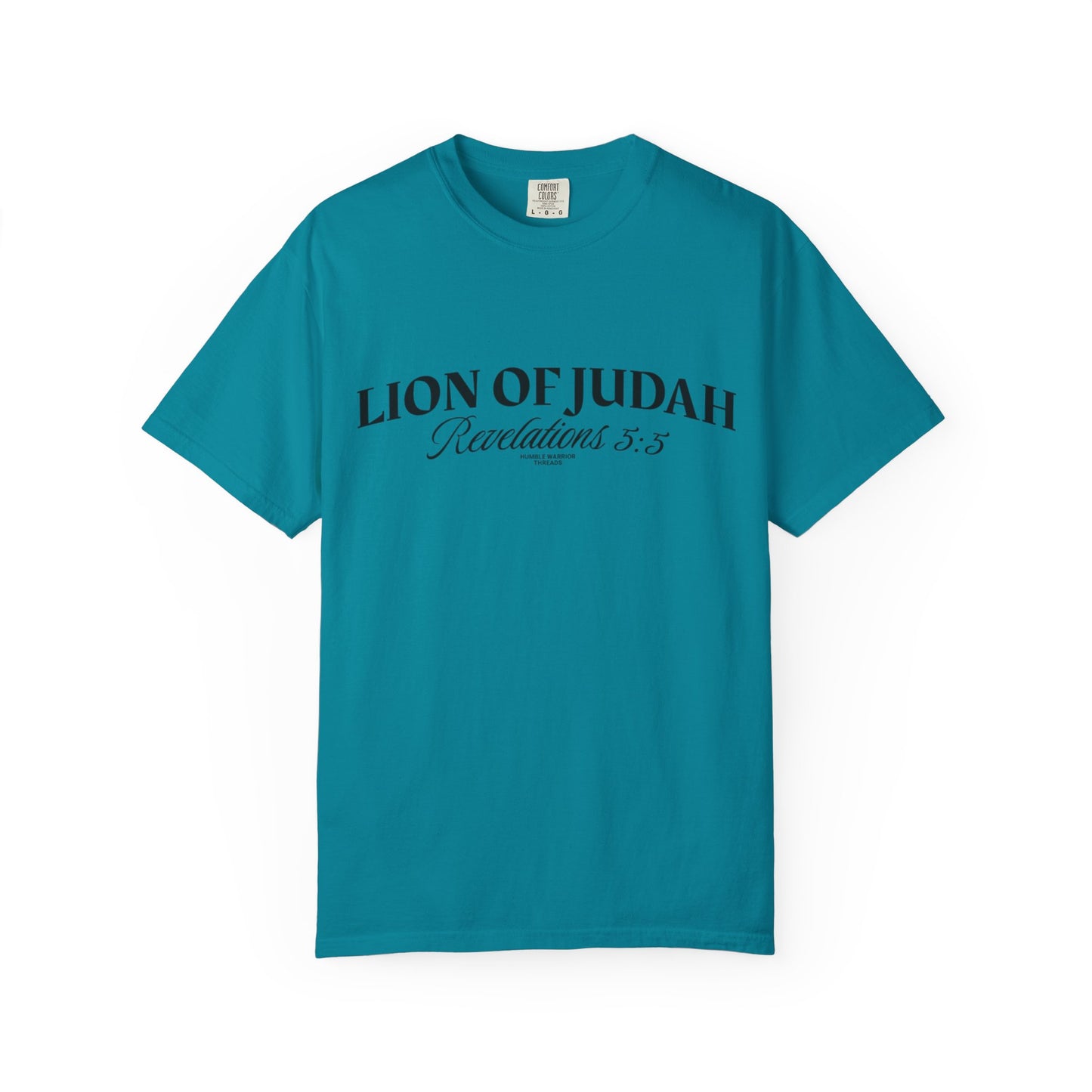 Lion of Judah | Revelation 5:5 Bible Verse T-shirt | Christian Faith Graphic T-shirt