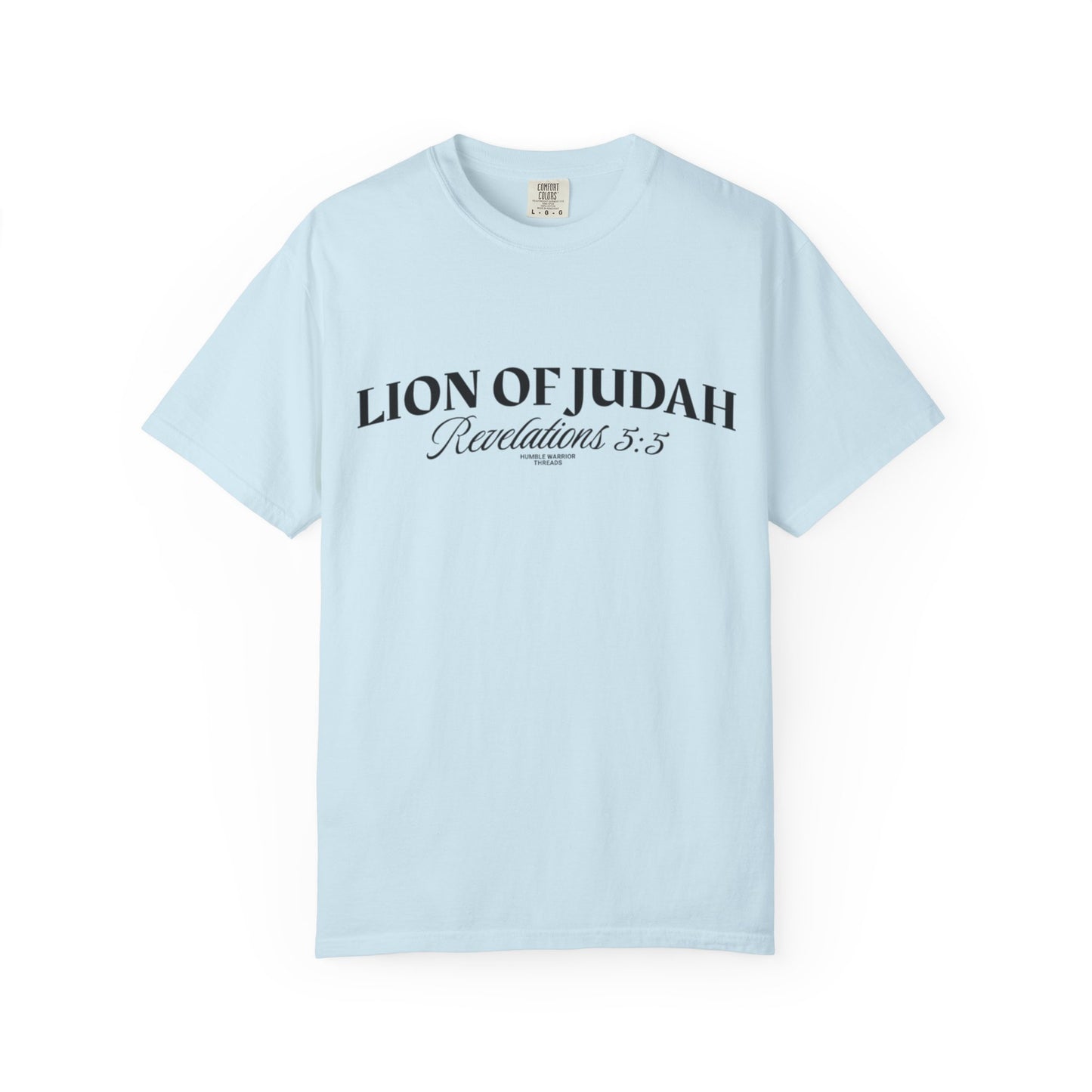 Lion of Judah | Revelation 5:5 Bible Verse T-shirt | Christian Faith Graphic T-shirt